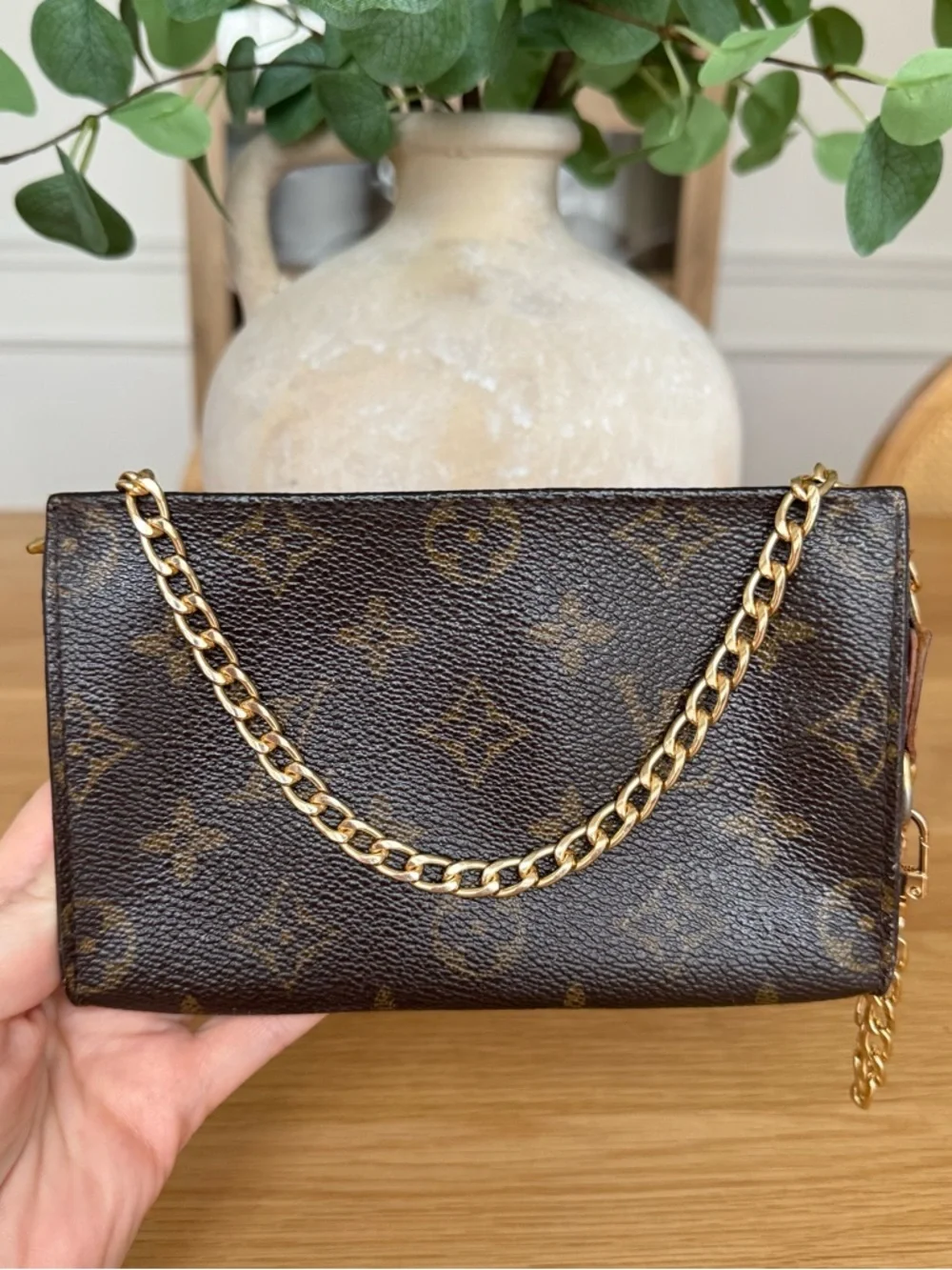 ✅AUTH✅Louis Vuitton Brown Monogram MINI BAG